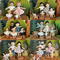 Custom order Dollhouse family art dolls 1:12 - current 6 week turn around