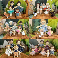 Custom order Dollhouse family art dolls 1:12 - current 6 week turn around
