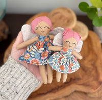 Mini and tiny fairy doll set