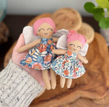 Mini and tiny fairy doll set