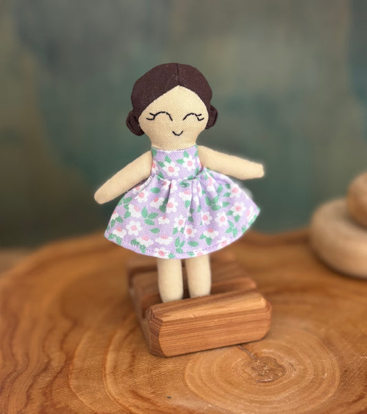 Ready made dollhouse doll - child girl 10cm
