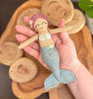 Mini mermaid doll