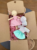 Mini dress up doll gift set