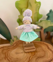 Mini dress up doll gift set