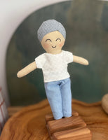 Ready made dollhouse doll - adult male 14cm