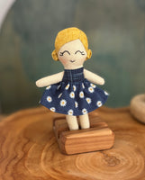 Ready made dollhouse doll - child girl 10cm