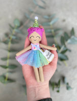 Custom made to order - Mini Happy birthday doll