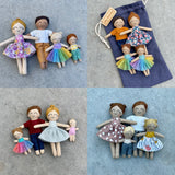 Custom order Dollhouse family dolls 1:12 - current 14 week turn around