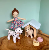 Custom order dollhouse dog 1:12