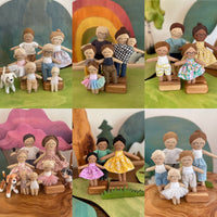 Custom order Dollhouse family art dolls 1:12 - current 6 week turn around