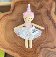 Mini Happy birthday doll