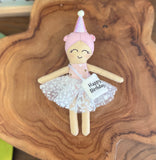 Mini Happy birthday doll