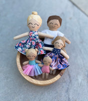 Custom order Dollhouse family dolls 1:12 - current 4 week turn around