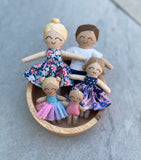 Custom order Dollhouse family art dolls 1:12 - current 6 week turn around